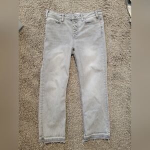 Paige Gray Cropped Jeans 29P